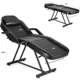 Massage Table Adjustable Tattoo Chair W/Free Barber Bed Spa Chair Salon Massage Equipment