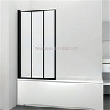 shower screens bath tub shower door Oumeiga black