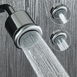 Water Saving ABS Shower Head Chrome Top Spray Shower Head