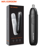 Nose Hair Trimmer for Men 360 Rotating Dual-Blade Rechargeable Electric Shaver