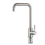 304 Stainless Steel Kitchen Faucet Hot Cold Water Mixer Single Handle Pull Out Sink Faucet