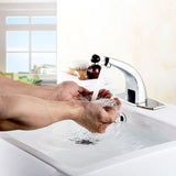 Bathroom Faucet Automatic  Sensor Faucet Waterfall Water Tapho