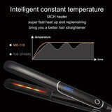 Fast Heating Cearmic Splint 1 Inch Hair Keratin Treatment Flat Iron LCD Display 110-240V