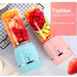 USB Rechargeable 6 Blades Mini Mixer Multifunction Summer Smoothie Blender Machine