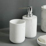 Bathroom Accessory Soap Dispenser 5 Piece Or Single imitation marble