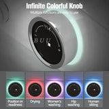 Toilet Seat Cover Toilet Seat Lid Intelligent NightLight Seat Heating and Temperature Adjustment