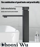 hot and cold faucets, elevated faucets, bathroom basin faucets