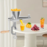 Manual Juicer Stainless Steel Extractor Squeezed Fruits, VegetableS,Apples,