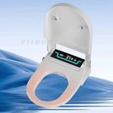 Toilet Seat Cover Toilet Seat Lid Intelligent NightLight Seat Heating and Temperature Adjustment