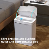 15/18L Smart Sensor Bathroom Trash Can Automatic Waste Garbage Bin