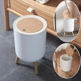 High Foot Garbage Bin Toilet Bathroom Office Room Compost Bin