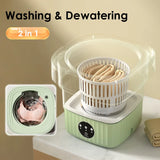 Portable Washing Machine 6L Large Capacity Clothes Spin Dryer