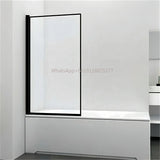 shower screens bath tub shower door Oumeiga black