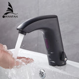 Faucet Touchless Kitchen Sink Basin Battery Power Hot And Cold Water Mixer Taps 8024