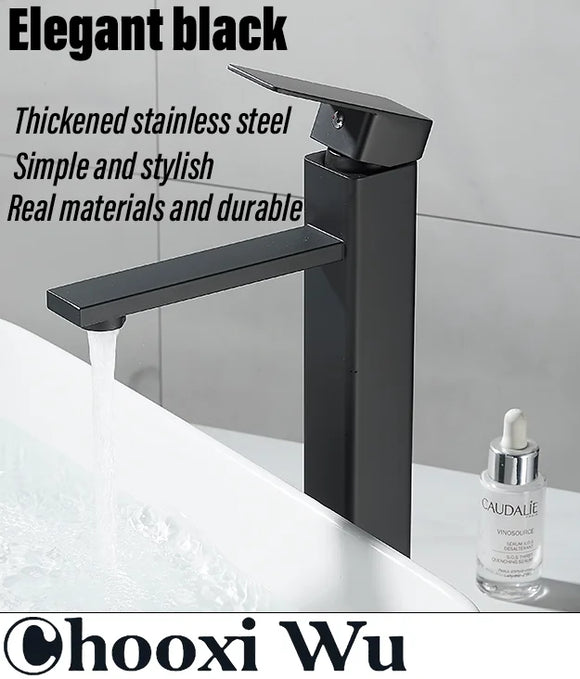 hot and cold faucets, elevated faucets, bathroom basin faucets