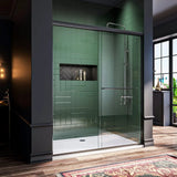 Semi-Frameless Sliding Showers Doors Bathroom Sliding Doors, Clear Glass, Bathroom Shower Door