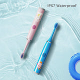 Children Electric Toothbrush Cartoon Kids With Replacement Head