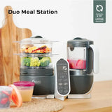 6 in 1 Food Processor with Steam Cooker, Multi-Speed Blender