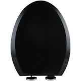 Thighten Black  Seat Lid Universal Slow Down Silent Toilet Seat