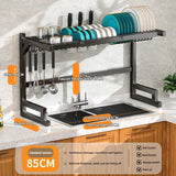 Expandable Kitchen Sink Shelf Bathroom Drainer Kitchen Storage Drying Shelf Tray