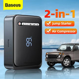 BASEUS 2 in 1 Car Jump Starter Power Bank w/Portable Air Compressor