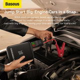 BASEUS 2 in 1 Car Jump Starter Power Bank w/Portable Air Compressor