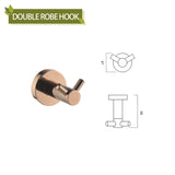 Glossy Rose Gold Bathroom Accessories 304 Stainless Steel Towel Rack Toilet Roll Paper