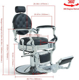 Barber Chair for Hairdressers Heavy Tattoo Shampoo Beauty