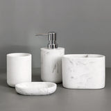 Bathroom Accessory Soap Dispenser 5 Piece Or Single imitation marble