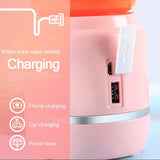 USB Rechargeable 6 Blades Mini Mixer Multifunction Summer Smoothie Blender Machine