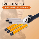 Hair Curler Fast Heating Big Wave Curling Iron Ceramic