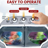 Washing Machine Portable 2-in-1 & Spin-Dryer