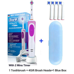 Tooth Brush Cross Action Bristle Oral Care 4 Gift Brush