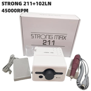 Nail Drill Strong 211 Manicure Machine Pedicure Tool 45K STRONG 210 102L 120II H37L1 Marathon