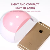 Small Nail Dryer LED Nail Lamp UV Phototherapy For Curing All Gel Nail Polish