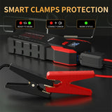 2500A Car Jump Starter 26000mAh Portable Power Bank | 12V Auto Emergency Car Battery Starter