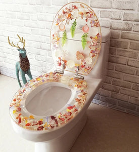 New Resin Toilet Lid Vintage Thickening Toilet Cover Plate