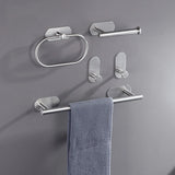 Bathroom Accessories Sets Toilet Tissue Roll Paper Holder Towel Rack Bar Rail Ring Robe Hook Hardware