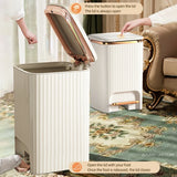 9L/12L Luxury Pressing Type Trash Can With Pedal Lid Large Capacity