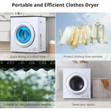 Clothes Dryer, Portable Laundry Dryer Dries Up to 13.2LB Compact Laundry Dryers