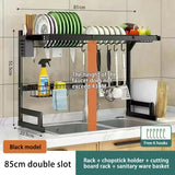 Expandable Kitchen Sink Shelf Bathroom Drainer Kitchen Storage Drying Shelf Tray