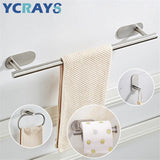 Bathroom Accessories Sets Toilet Tissue Roll Paper Holder Towel Rack Bar Rail Ring Robe Hook Hardware