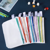 Travel Toiletry Pouch Pencil Blank DIY Cosmetic Bag with Zipper