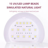 Small Nail Dryer LED Nail Lamp UV Phototherapy For Curing All Gel Nail Polish