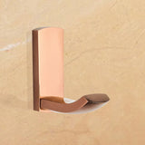 Rose Gold Brass Square Bathroom Accessories Set Bath Hardware Wall Mounted Towel