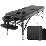 Professional Massage Table Portable 2 Folding Lightweight Facial Solon Spa