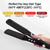 Hair Flat Iron 500F High Temperature Professional MCH Wide Plates Irons