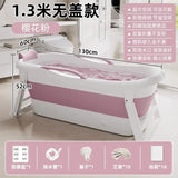 Foldable Bath Tub Full Body Adult Large Bathtub Simple Portable