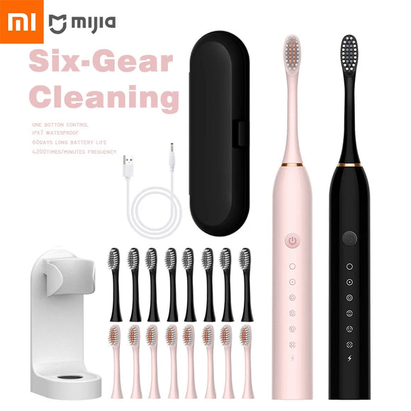 Xiaomi 6 Gear Powerful Sonic Electric Toothbrush USB