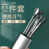 Ear Wax Pickers Stainless Steel Earpick Wax Remover Curette Ear Pick Cleaner